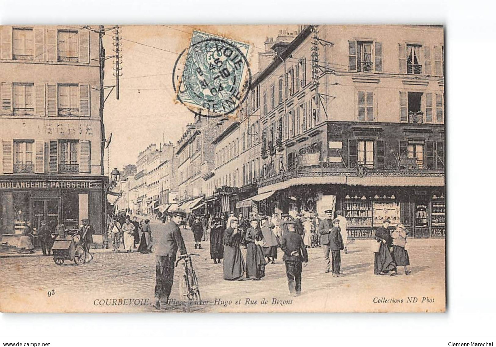 COURBEVOIE - Place Victor Hugo Et Rue De Bezons - Très Bon état - Courbevoie