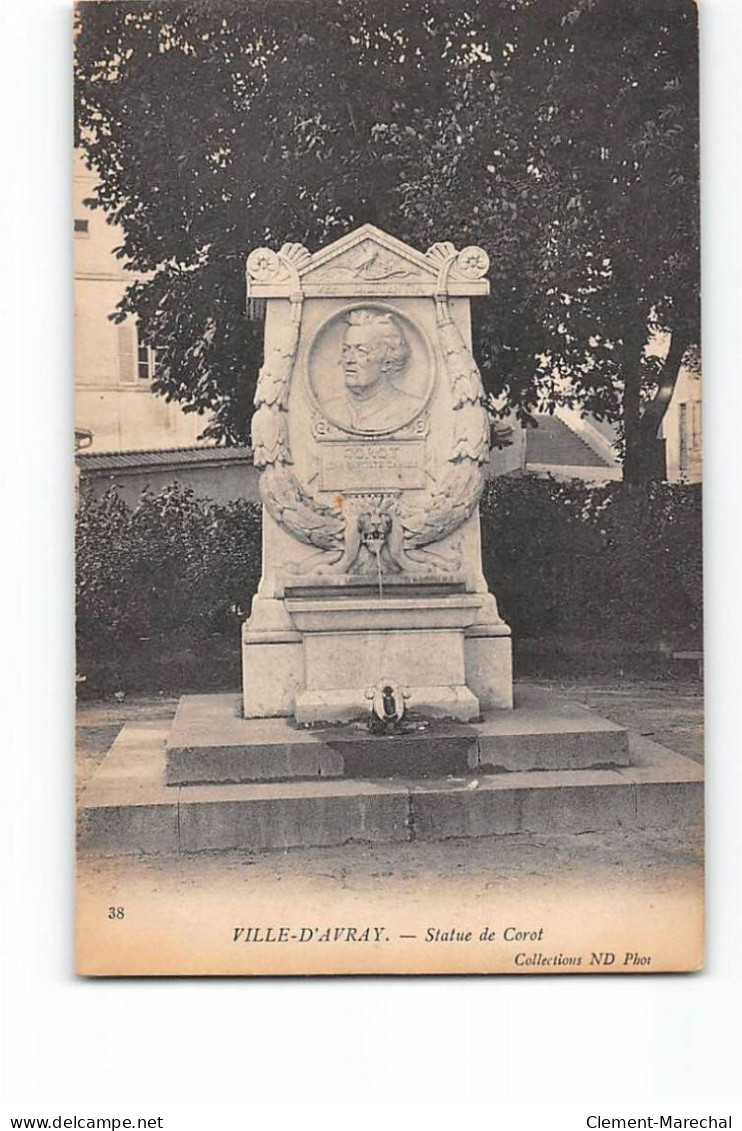 VILLE D'AVRAY - Statue De Corot - Très Bon état - Ville D'Avray