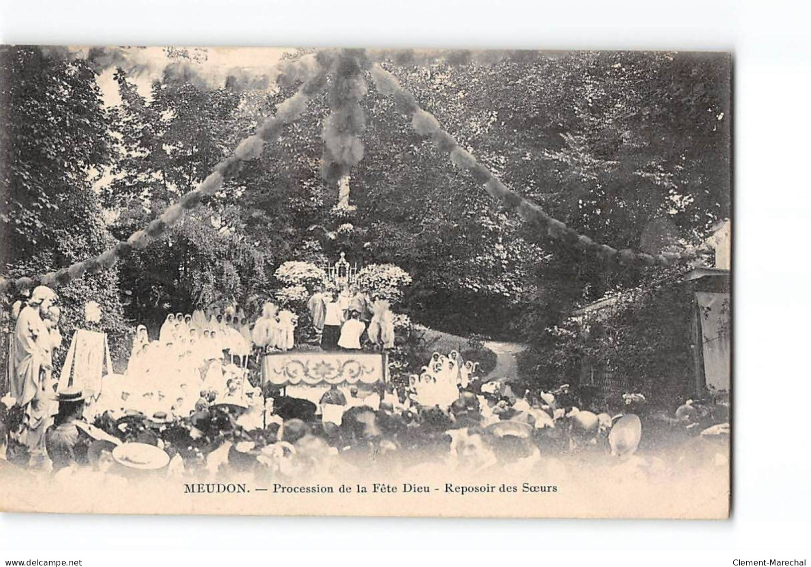 MEUDON - Procession De La Fête Dieu - Reposoir Des Soeurs - Très Bon état - Meudon