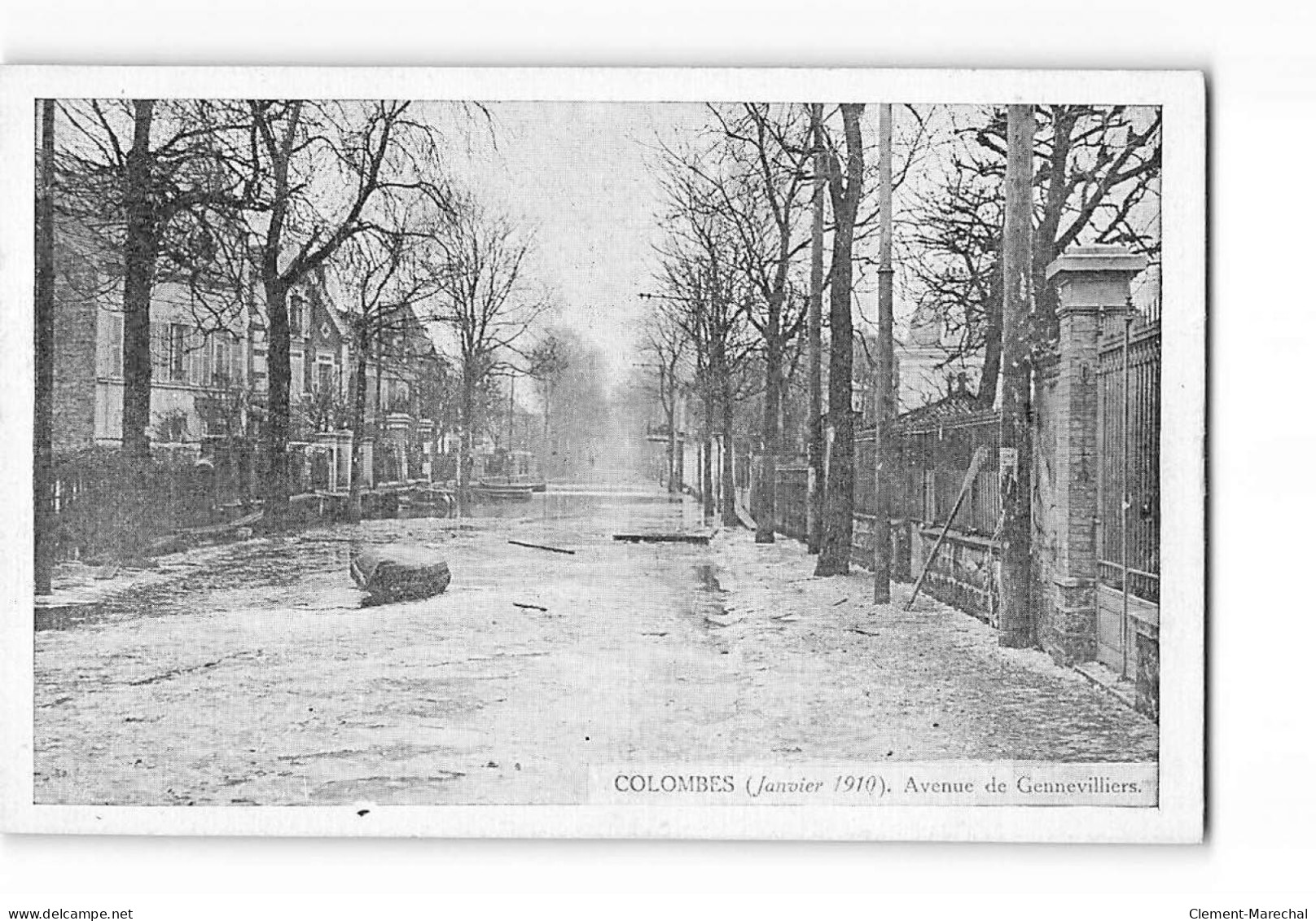 COLOMBES - Janvier 1910 - Avenue De Gennevilliers - Très Bon état - Colombes