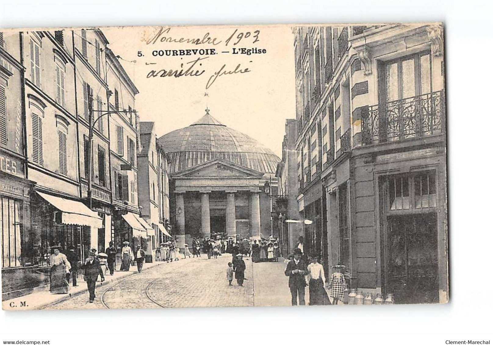 COURBEVOIE - L'Eglise - Très Bon état - Courbevoie