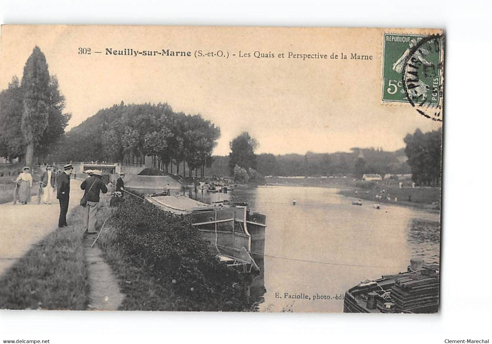 NEUILLY SUR MARNE - Les Quais Et Perspective De La Marne - Très Bon état - Neuilly Sur Marne