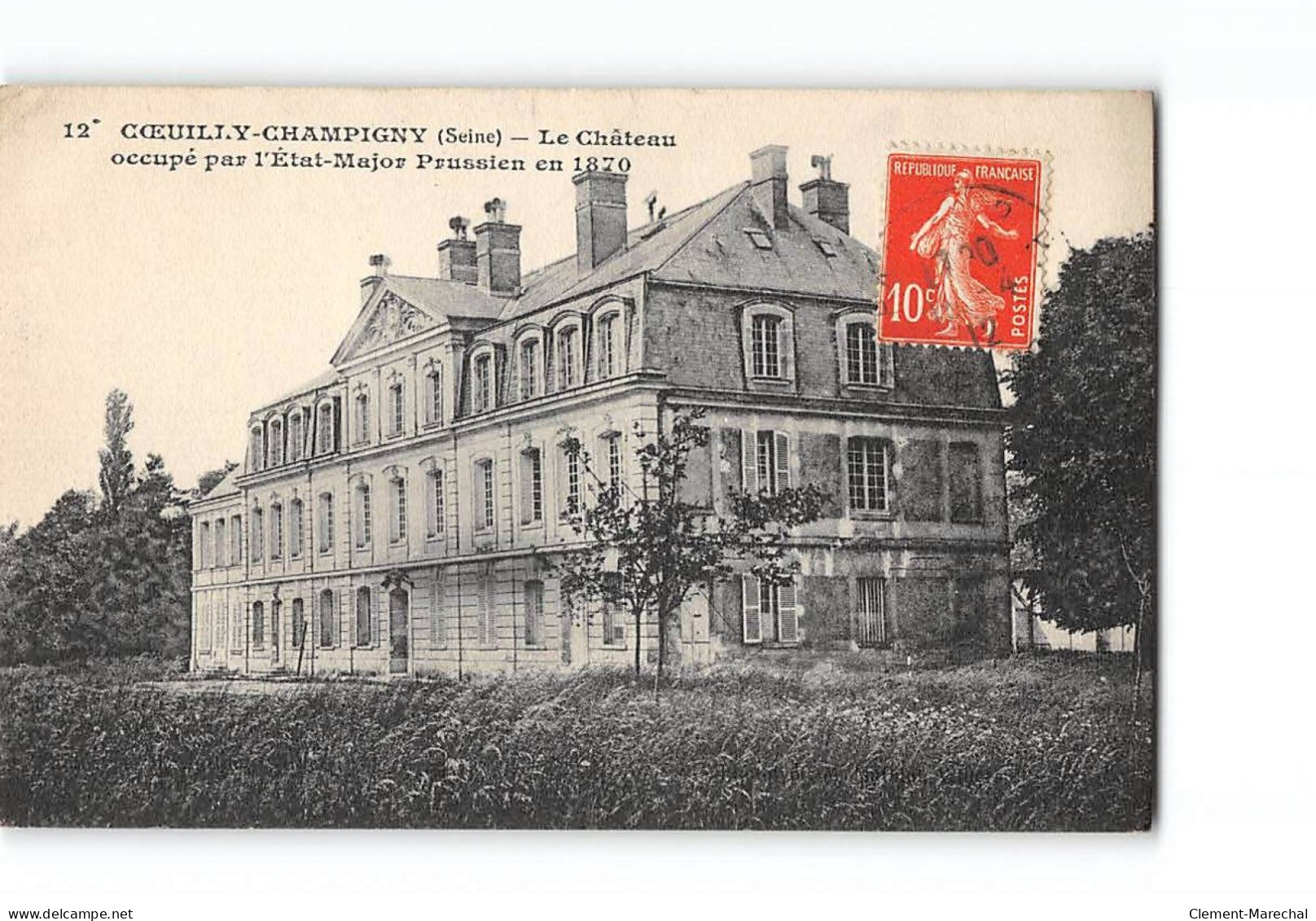 COEUILLY CHAMPIGNY - Le Château - Très Bon état - Other & Unclassified