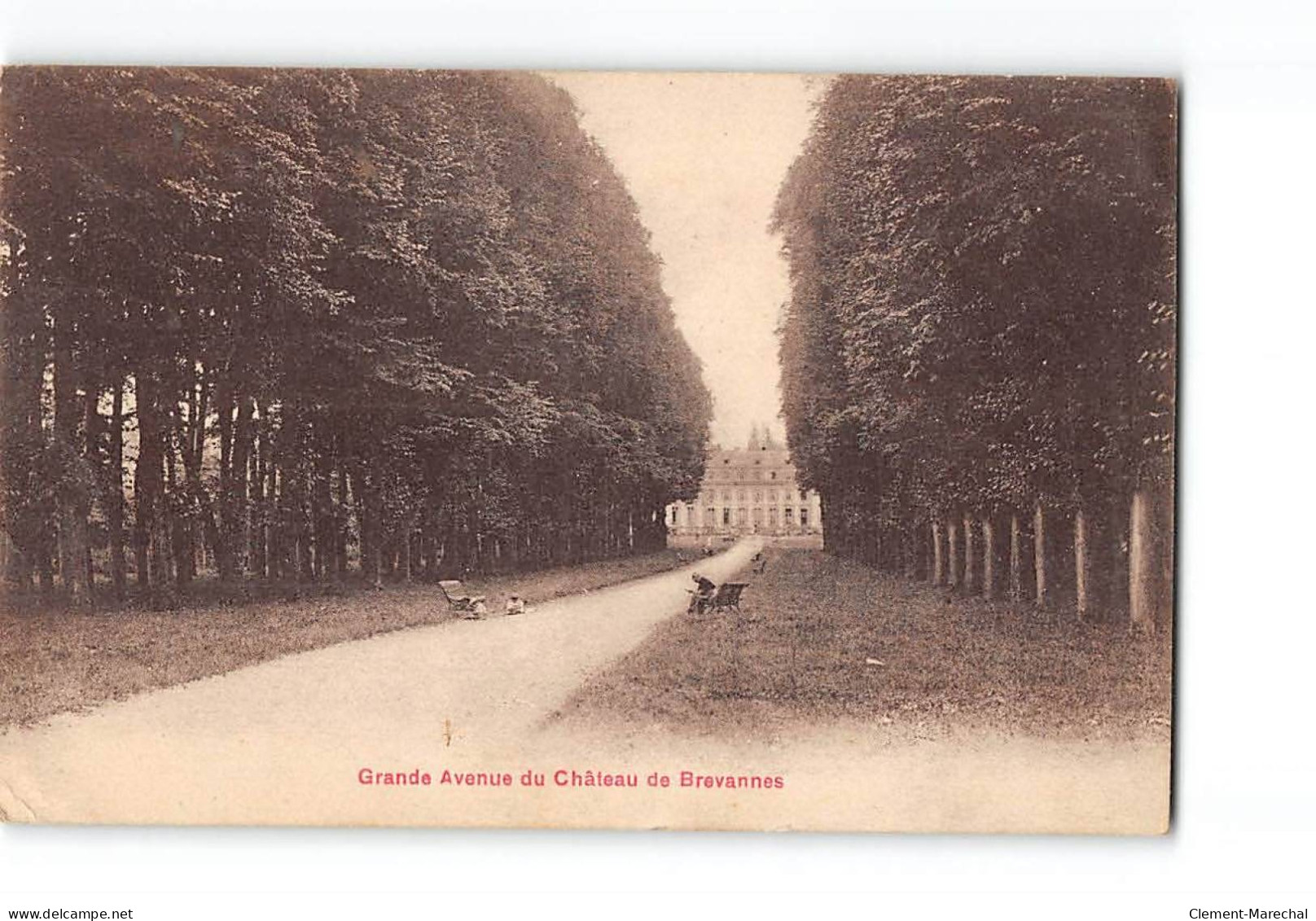 Grande Avenue Du Château De BREVANNES - état - Autres & Non Classés