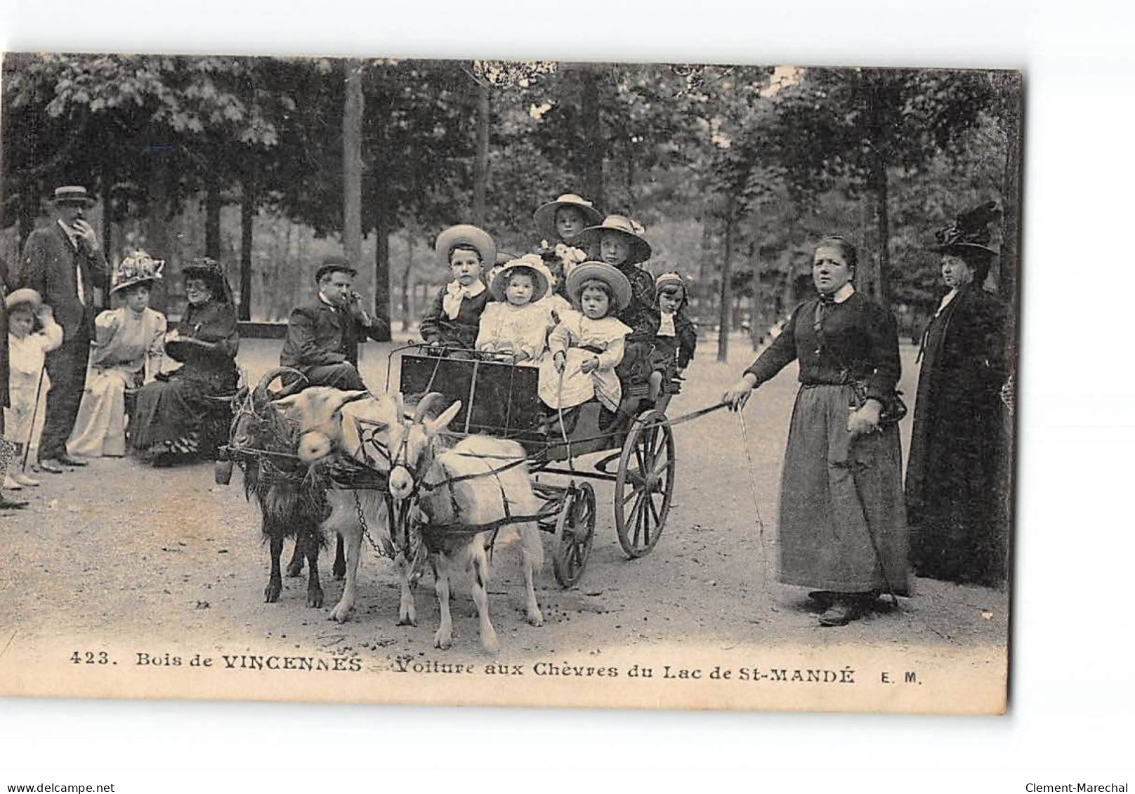 Bois De VINCENNES - Voiture Aux Chèvres Du Lac De Saint Mandé - Très Bon état - Vincennes