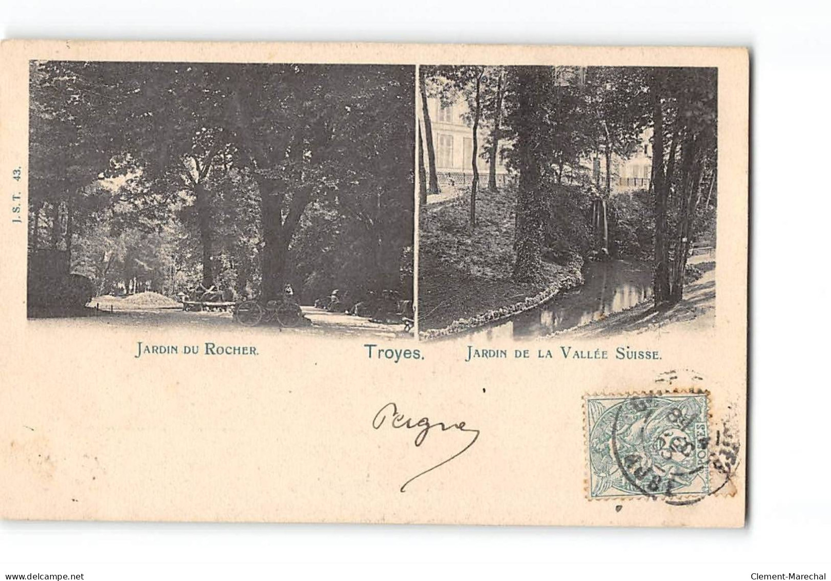 TROYES - Jardin Du Rocher - Jardin De La Vallée Suisse - Très Bon état - Troyes