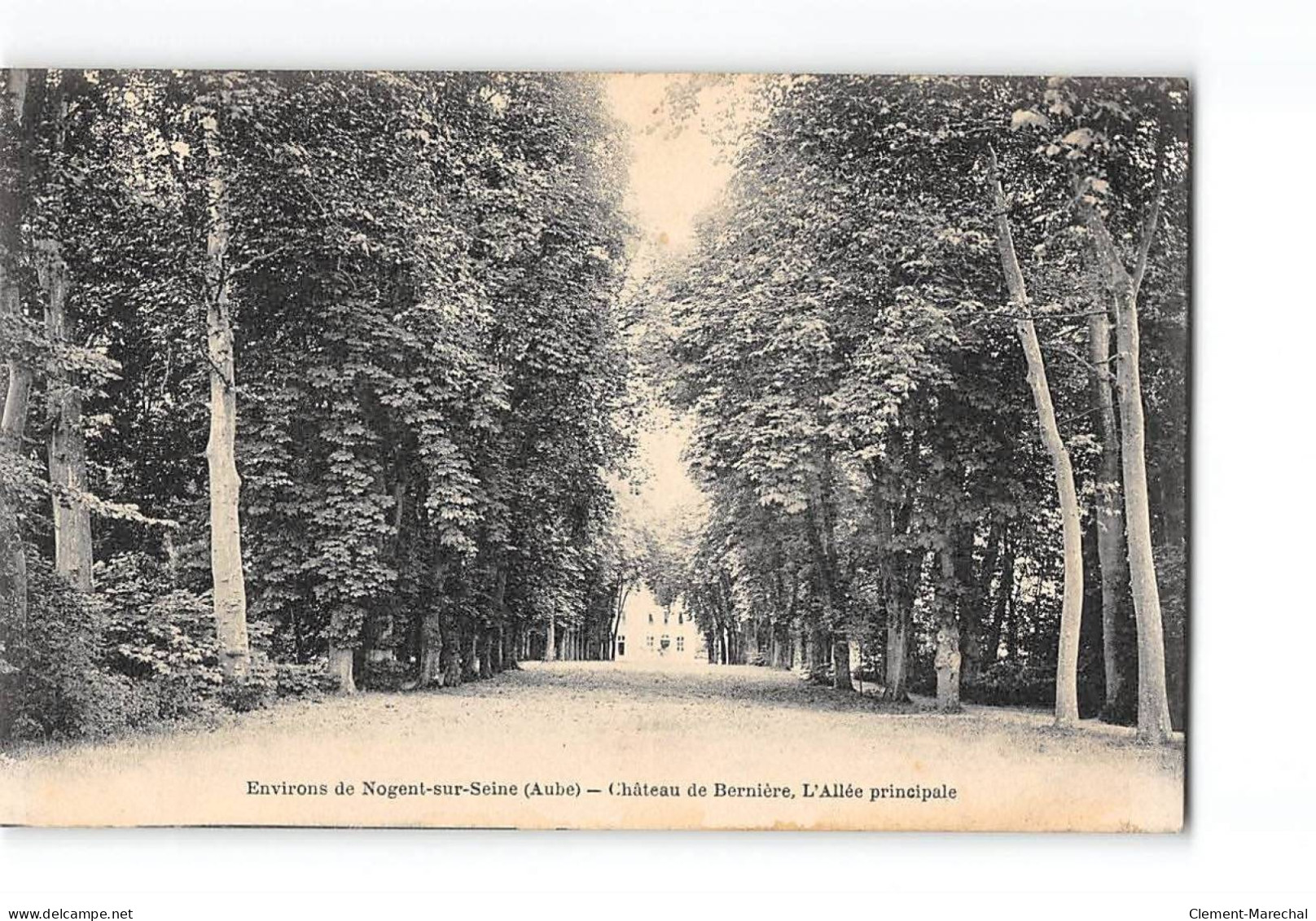 Environs De NOGENT SUR SEINE - Château De Bernière - L'Allée Principale - Très Bon état - Autres & Non Classés