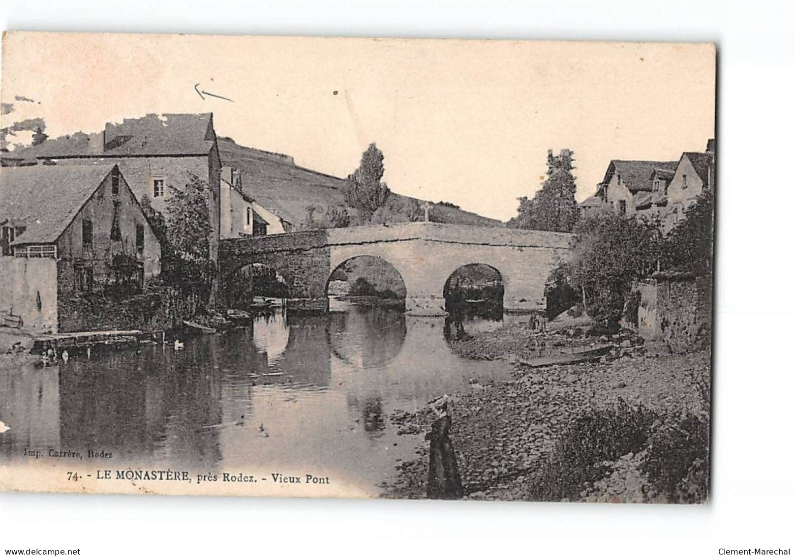 LE MONASTERE Près RODEZ - Vieux Pont - état - Other & Unclassified