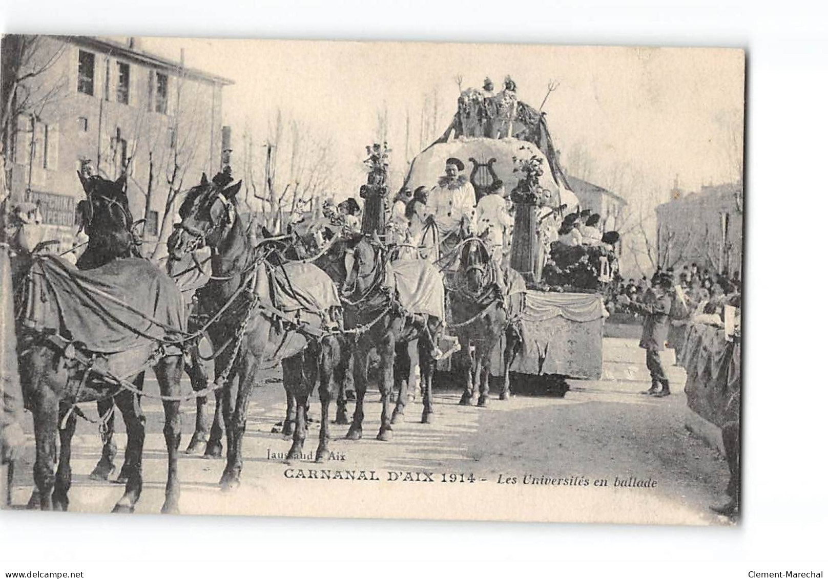 Carnaval D'AIX 1914 - Les Universités En Ballade - Très Bon état - Aix En Provence