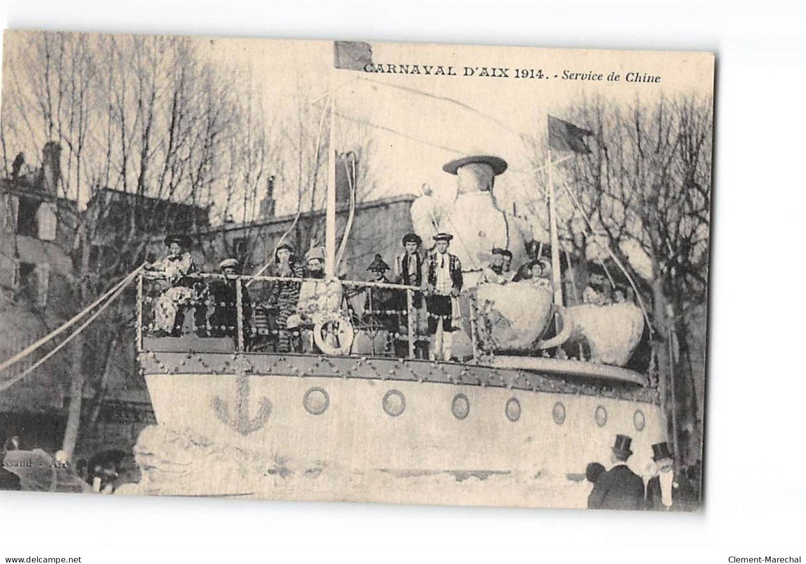 Carnaval D'AIX 1914 - Service De Chine - Très Bon état - Aix En Provence