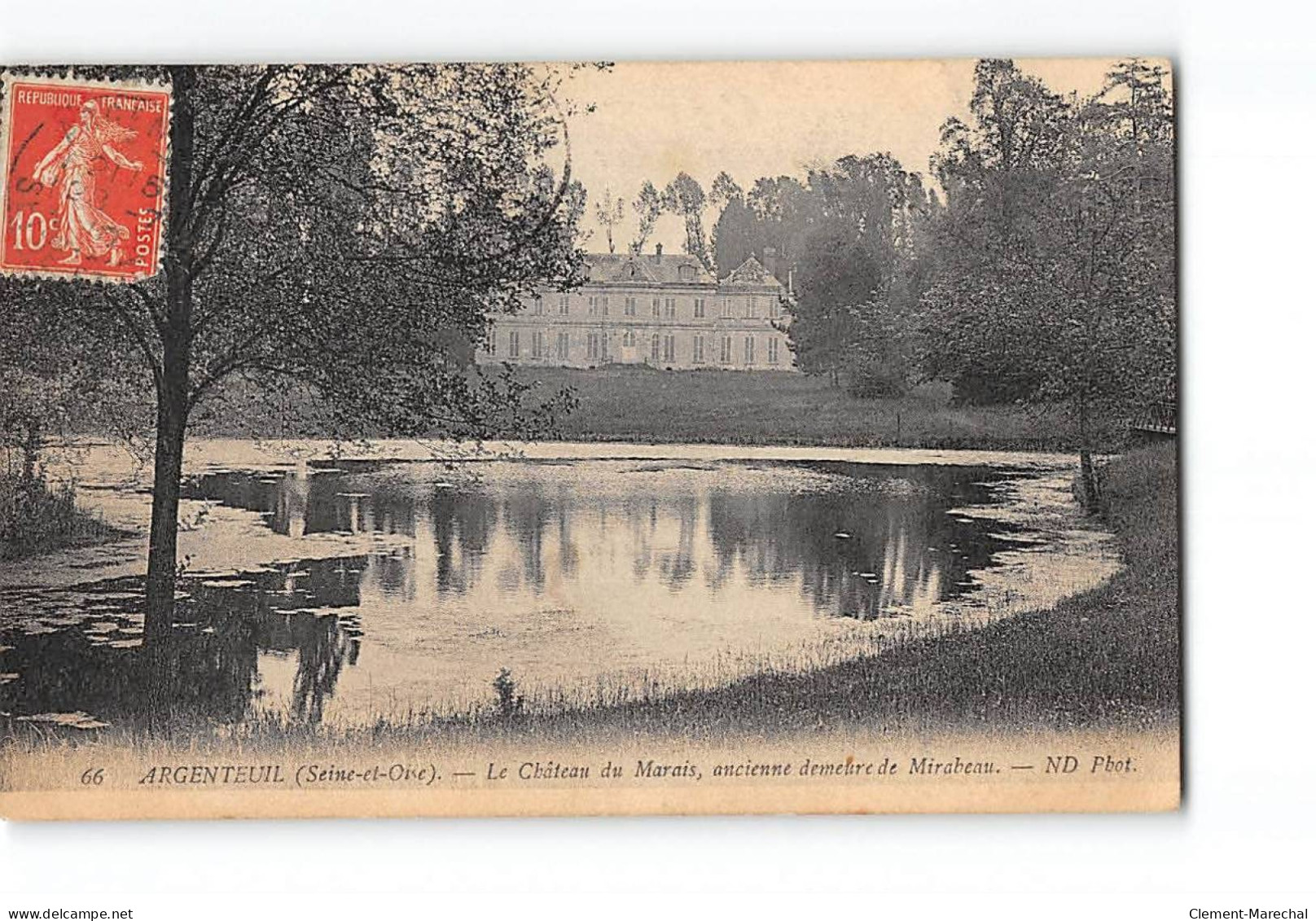 ARGENTEUIL - Le Château Du Marais - Très Bon état - Argenteuil