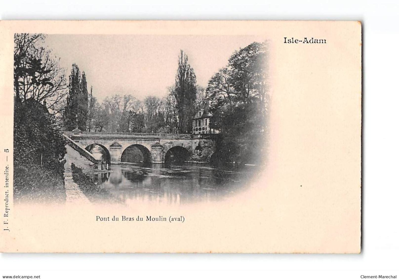 ISLE ADAM - Pont Du Bras Du Moulin - Très Bon état - L'Isle Adam