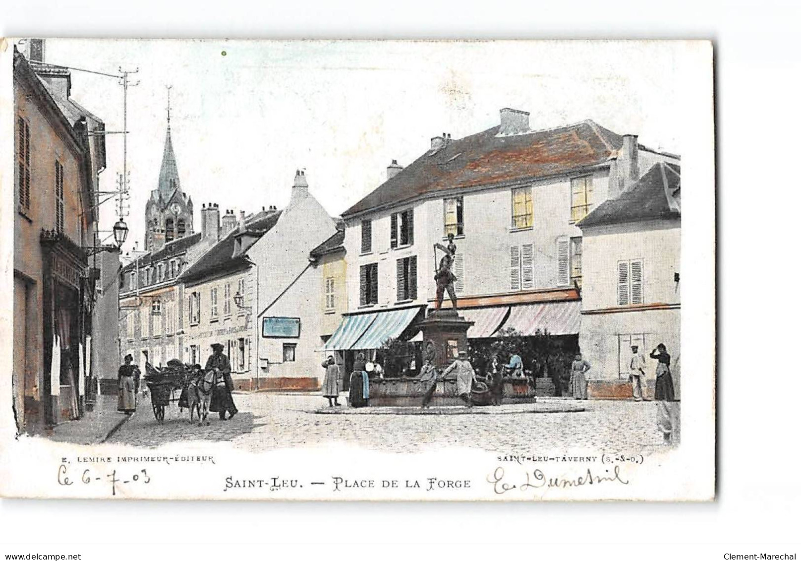 SAINT LEU - Place De La Forge - état - Saint Leu La Foret