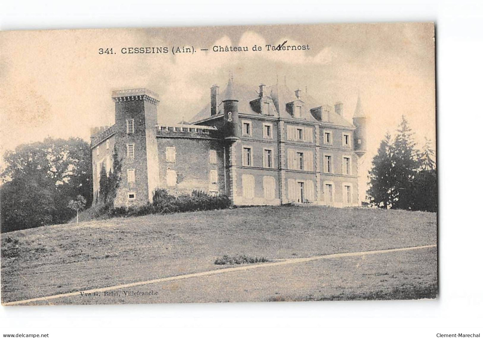 CESSEINS - Château De Tadernost - état - Zonder Classificatie
