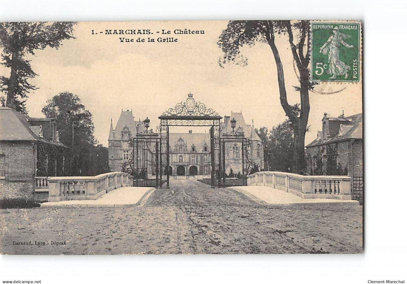 MARCHAIS - Le Château - Vue De La Grille - Très Bon état - Other & Unclassified