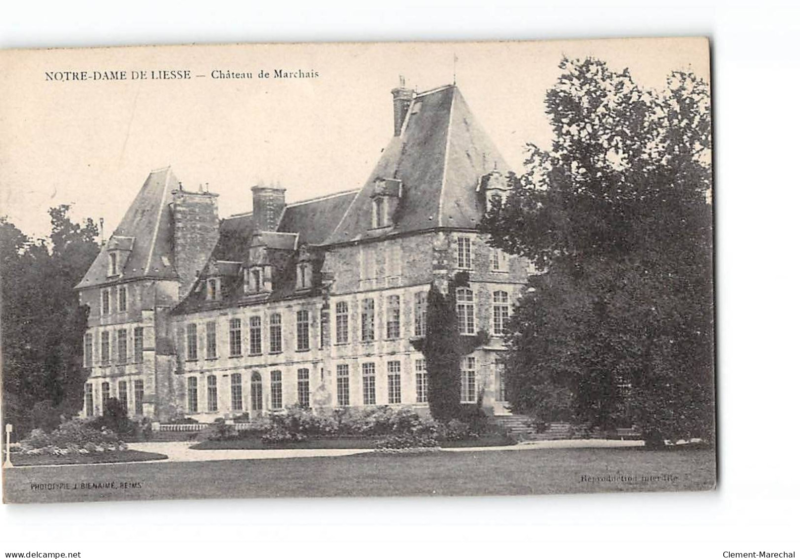 NOTRE DAME DE LIESSE - Château Des Marchais - Très Bon état - Other & Unclassified