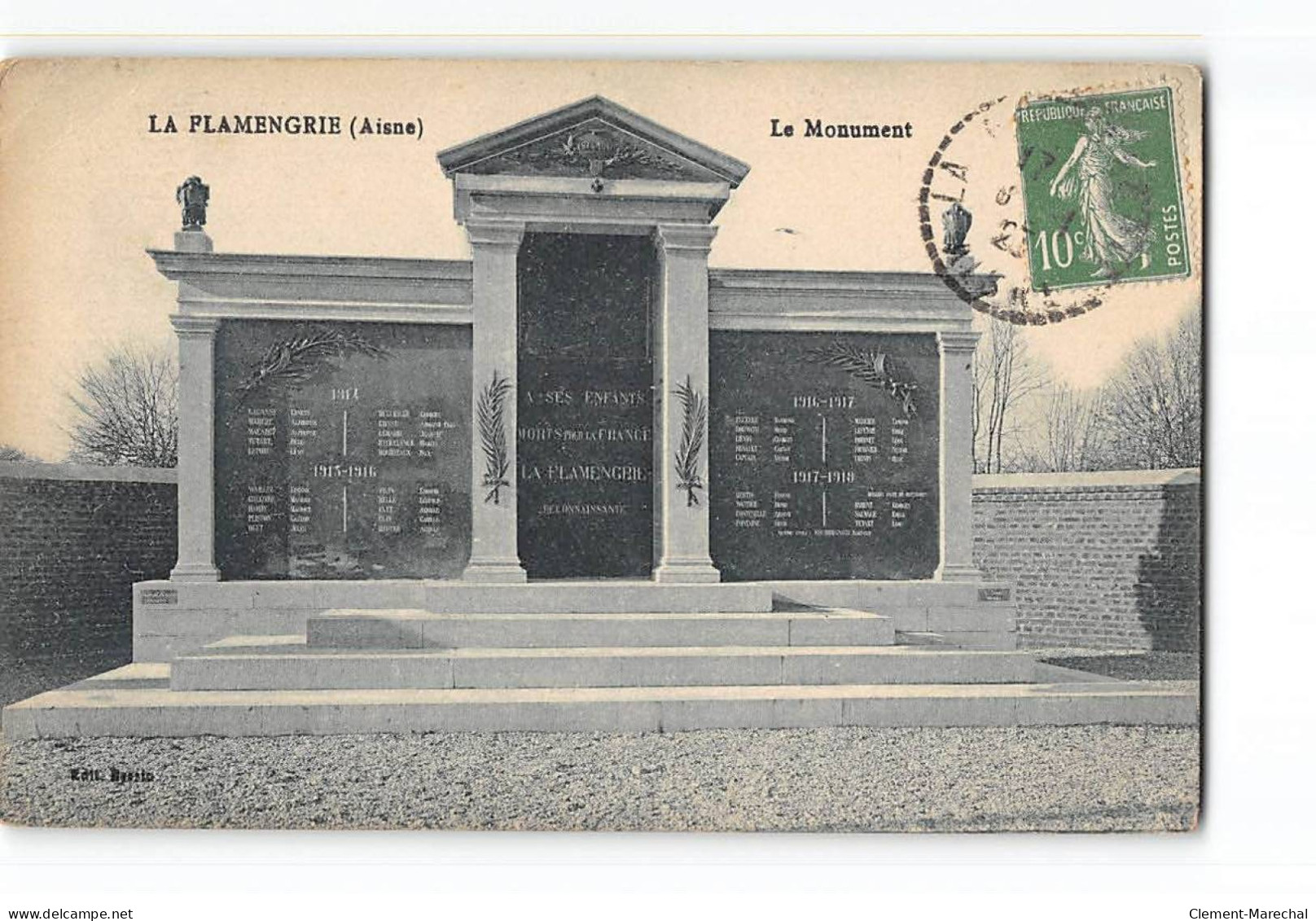 LA FLAMENGRIE - Le Monument - état - Other & Unclassified
