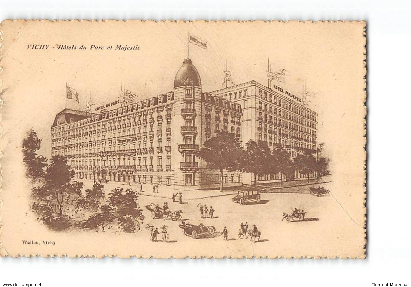 VICHY - Hôtels Du Parc Et Majestic - état - Vichy