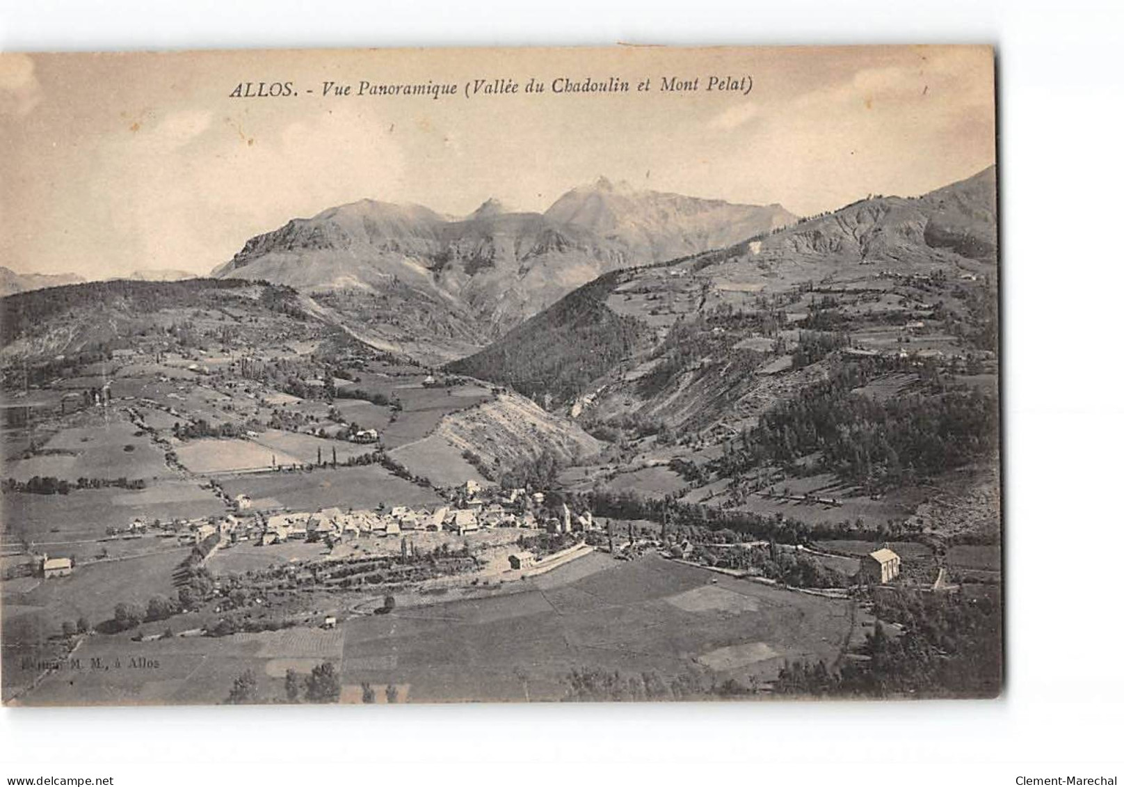 ALLOS - Vue Panoramique - Très Bon état - Sonstige & Ohne Zuordnung