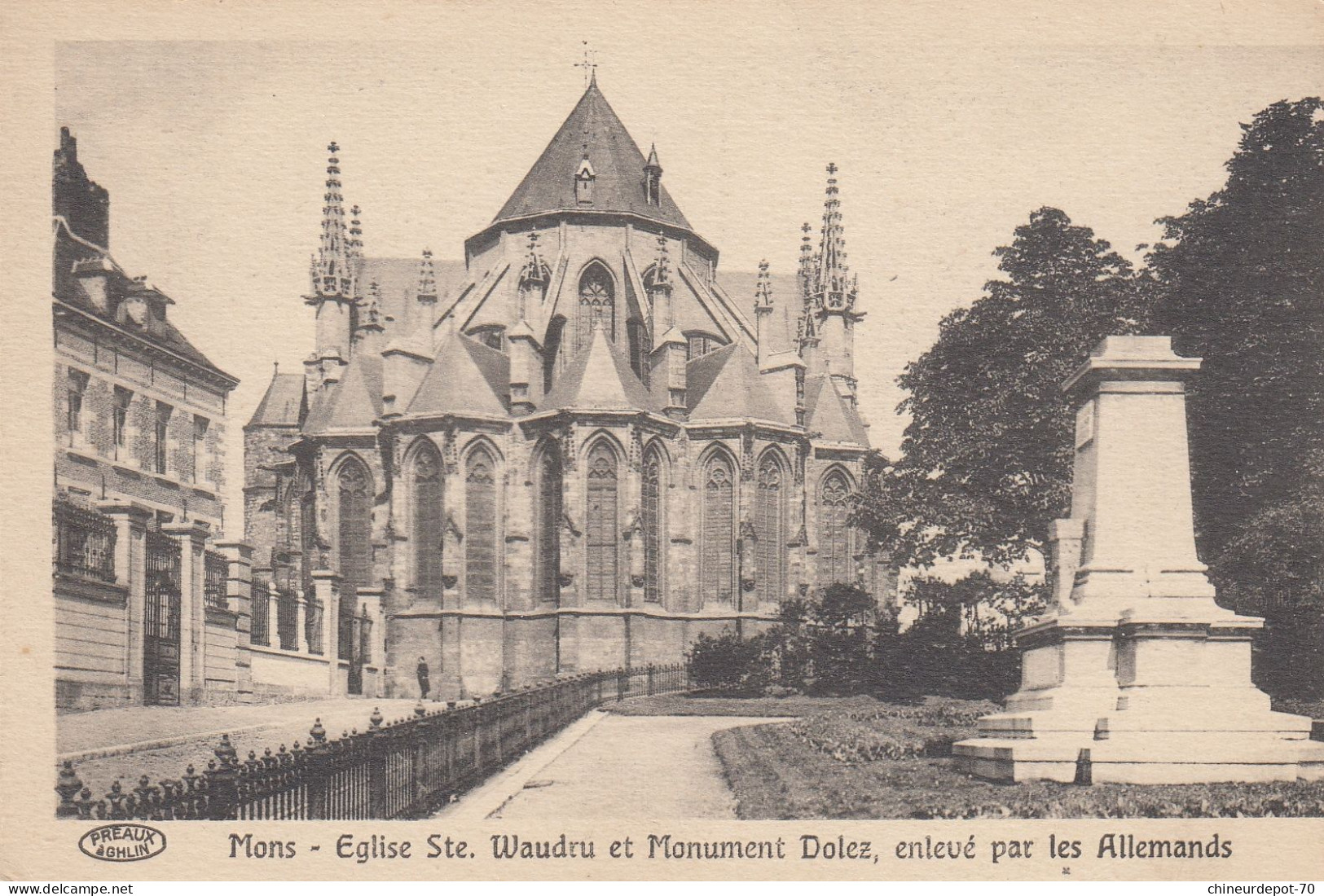 MONS    L EGLISE   SAINTE WAUDRU - Mons