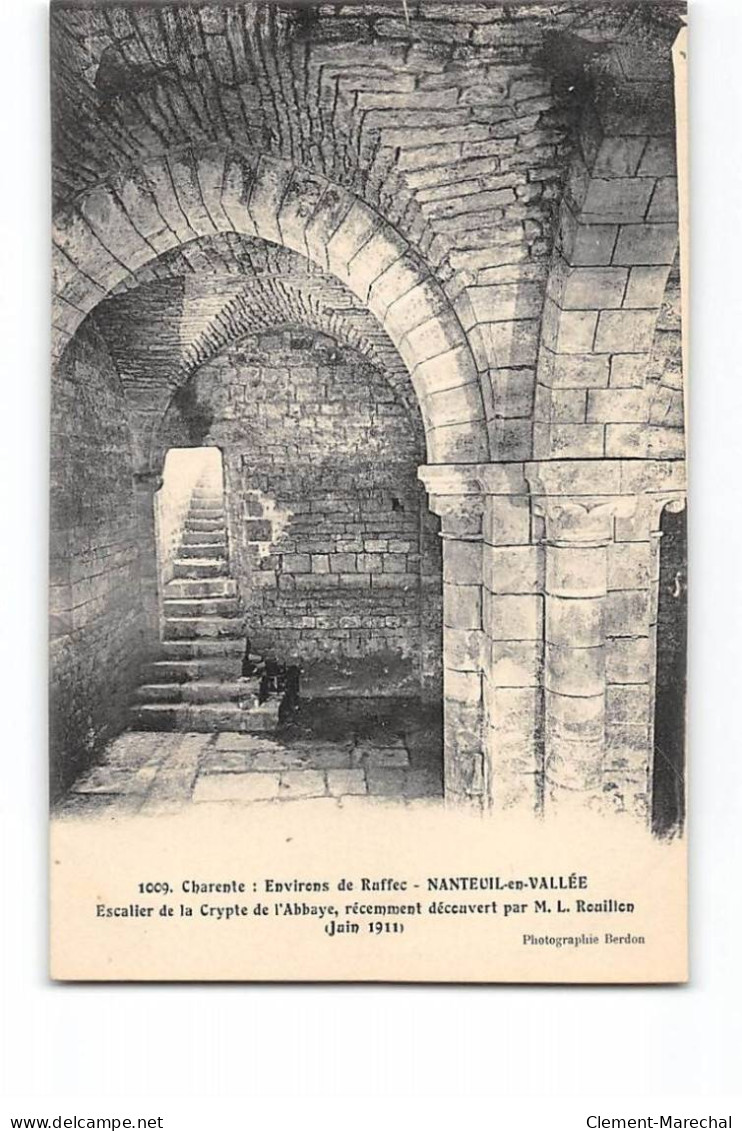 NANTEUIL LA VALLEE - Escalier De La Crypte De L'Abbaye - Très Bon état - Altri & Non Classificati