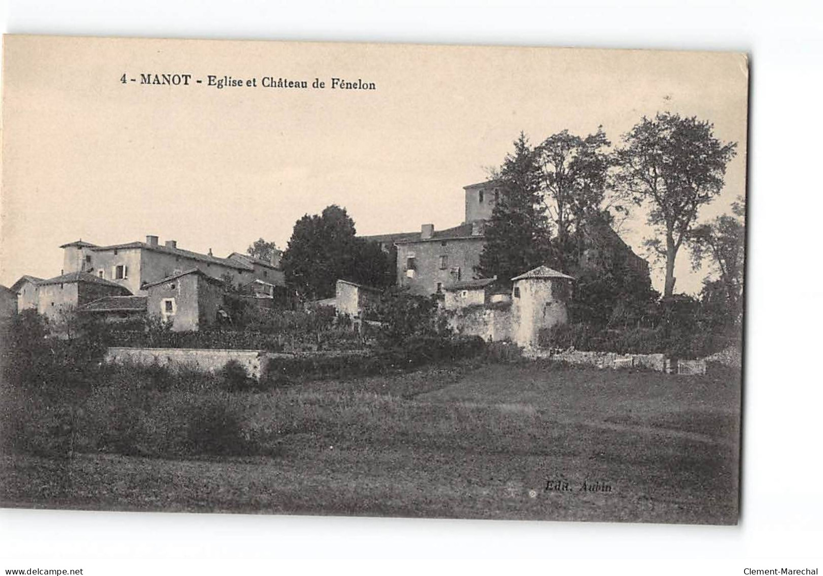 MANOT - Eglise Et Château De Fénelon - Très Bon état - Altri & Non Classificati