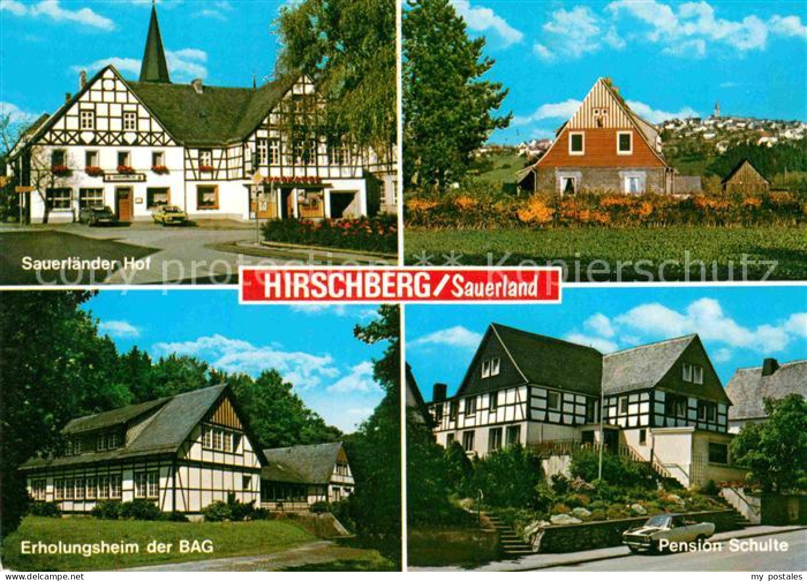 72738895 Hirschberg Warstein Sauerlaender Hof Erholungsheim Der BAG Pension Schu - Warstein