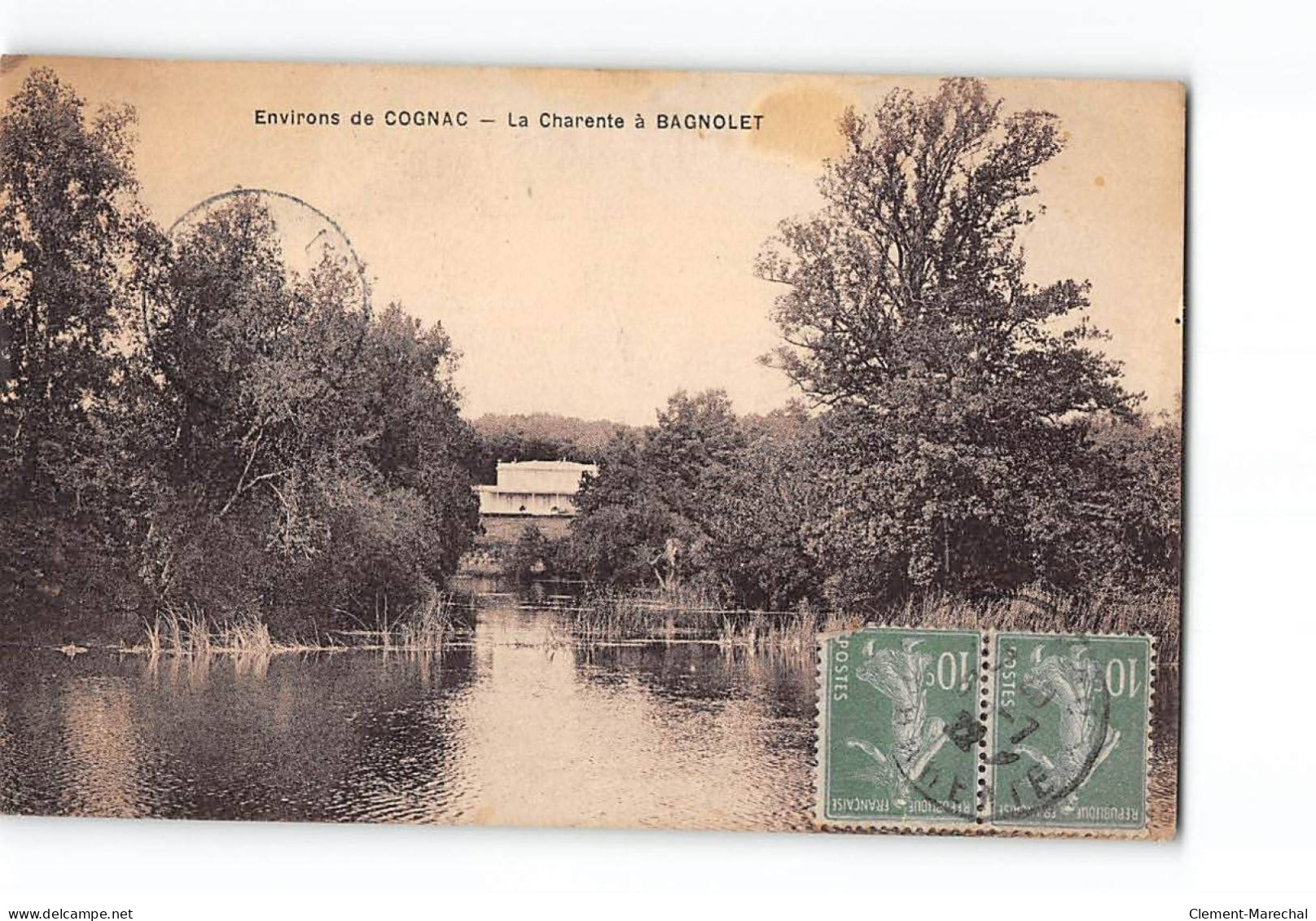 Environs De COGNAC - Le Charente à BAGNOLET - Très Bon état - Other & Unclassified