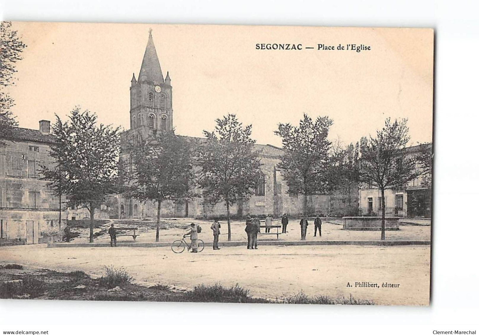 SEGONZAC - Place De L'Eglise - Très Bon état - Autres & Non Classés