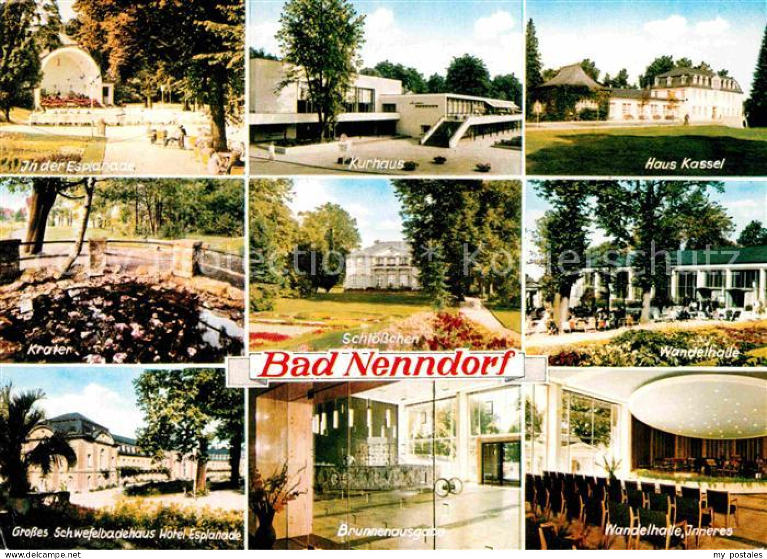 72738890 Bad Nenndorf Esplanade Kurhaus Haus-Kassel Wandelhalle Schloesschen  Ba - Bad Nenndorf