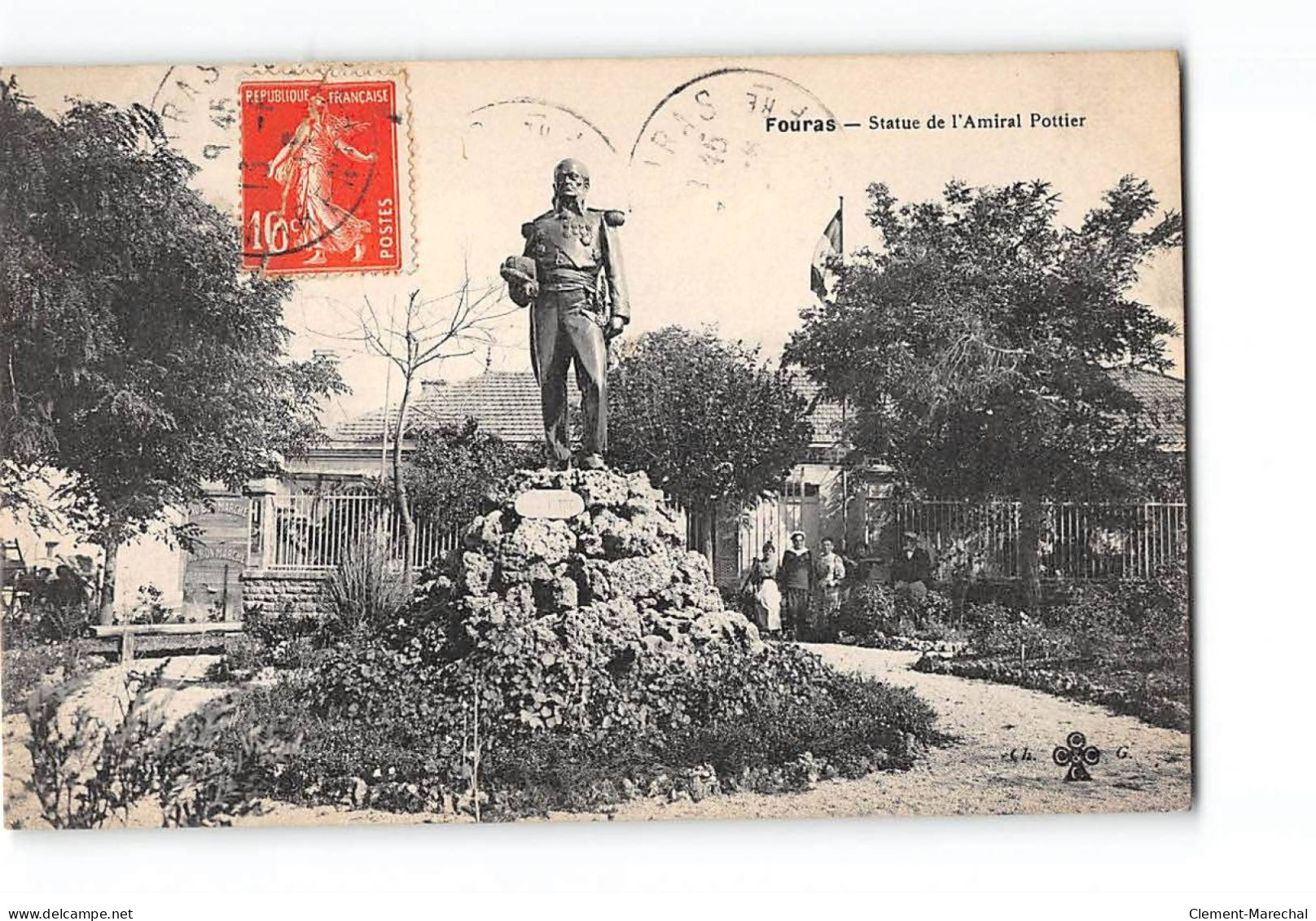 FOURAS - Statue De L'Amiral Pottier - Très Bon état - Fouras-les-Bains