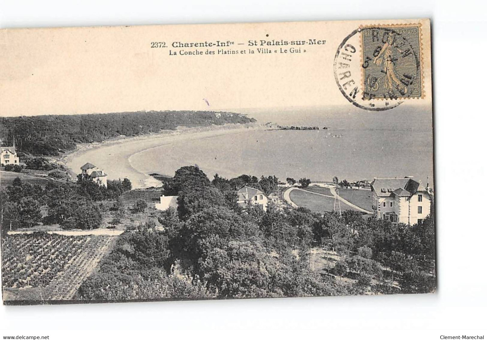 SAINT PALAIS SUR MER - La Conche Des Platins Et La Villa " Le Gui " - état - Saint-Palais-sur-Mer