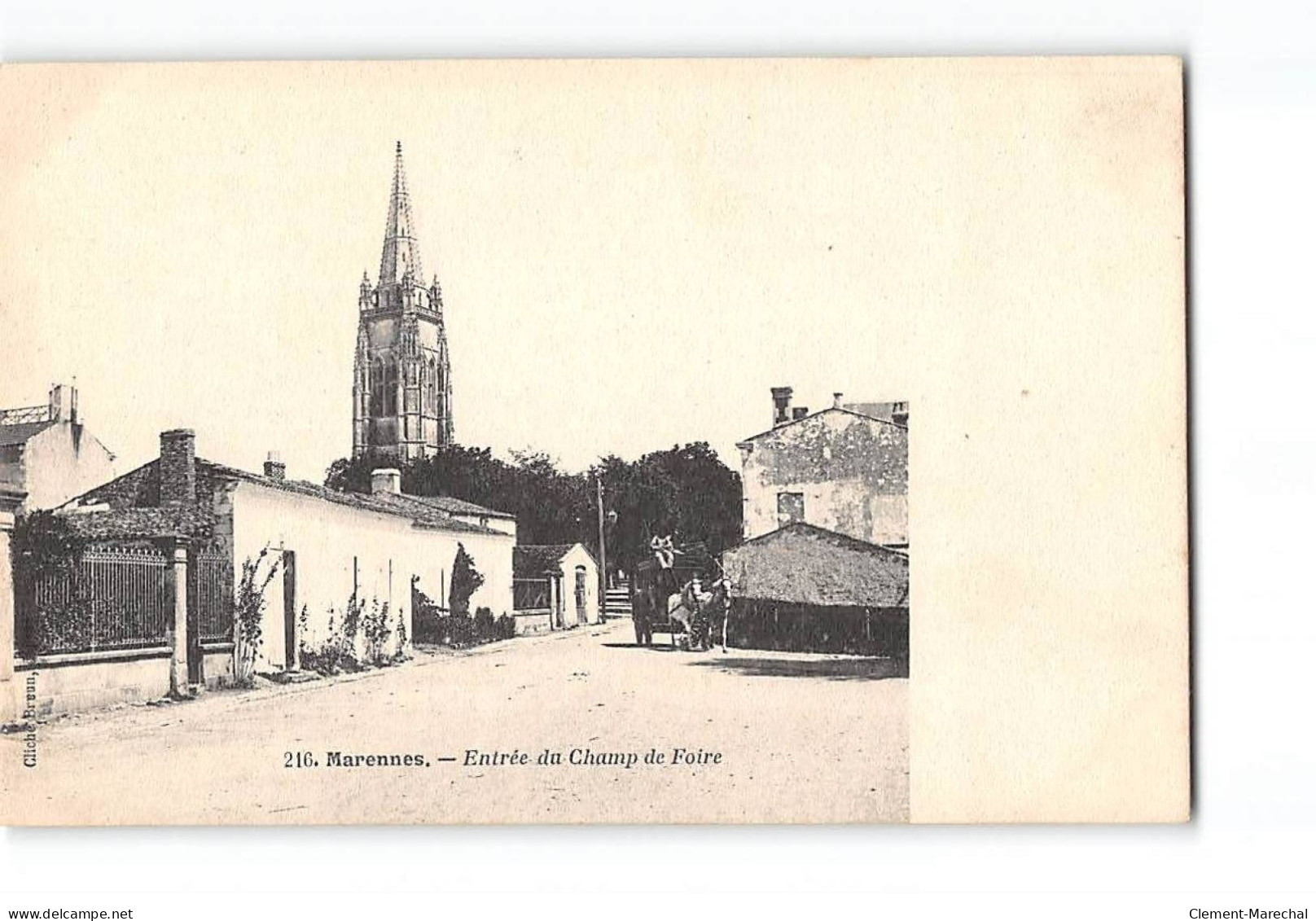 MARENNES - Entrée Du Champ De Foire - Très Bon état - Marennes