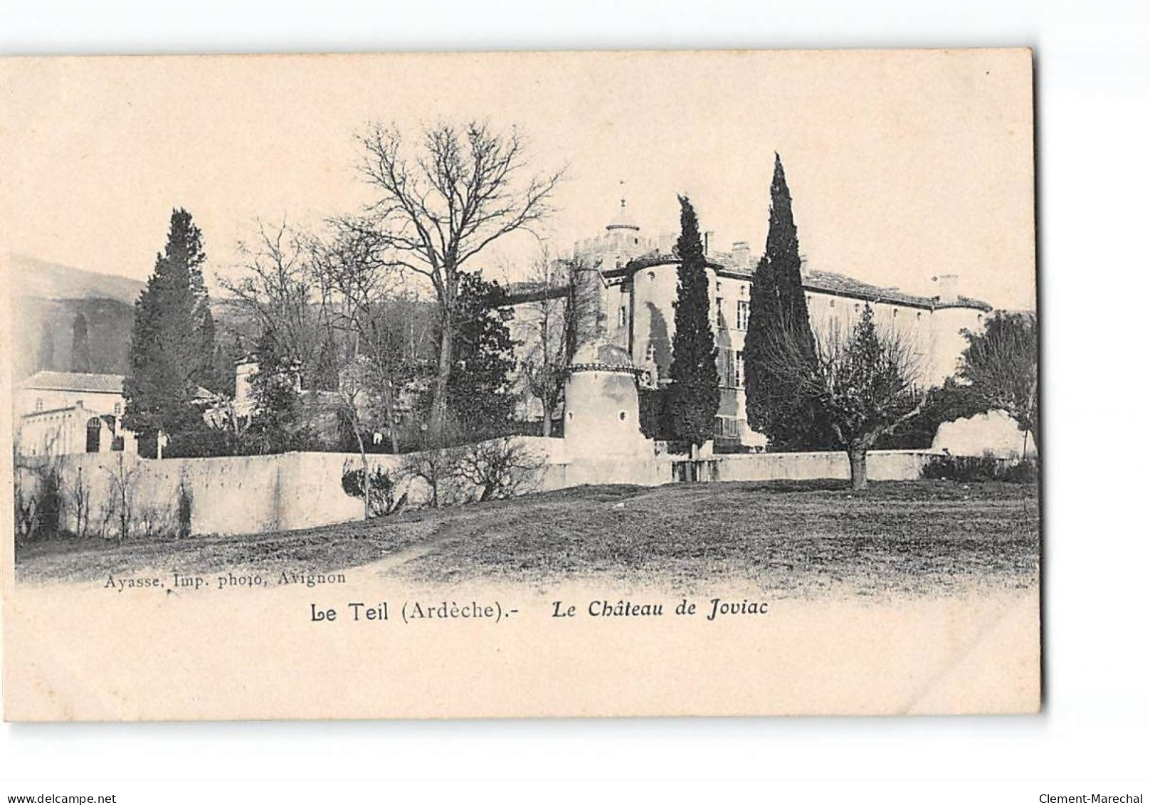 LE TEIL - Le Château De Joviac - Très Bon état - Le Teil