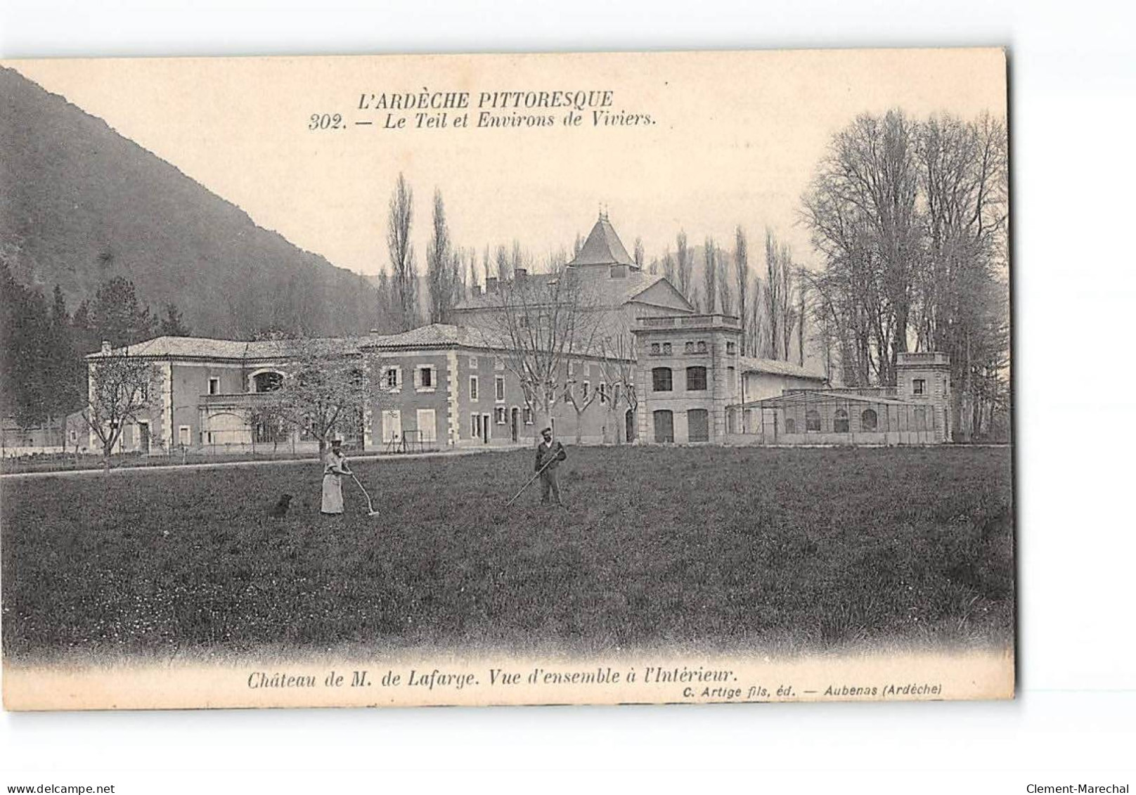 Environs Du Teil Et De Viviers - Château De M. De Lafarge - Très Bon état - Autres & Non Classés