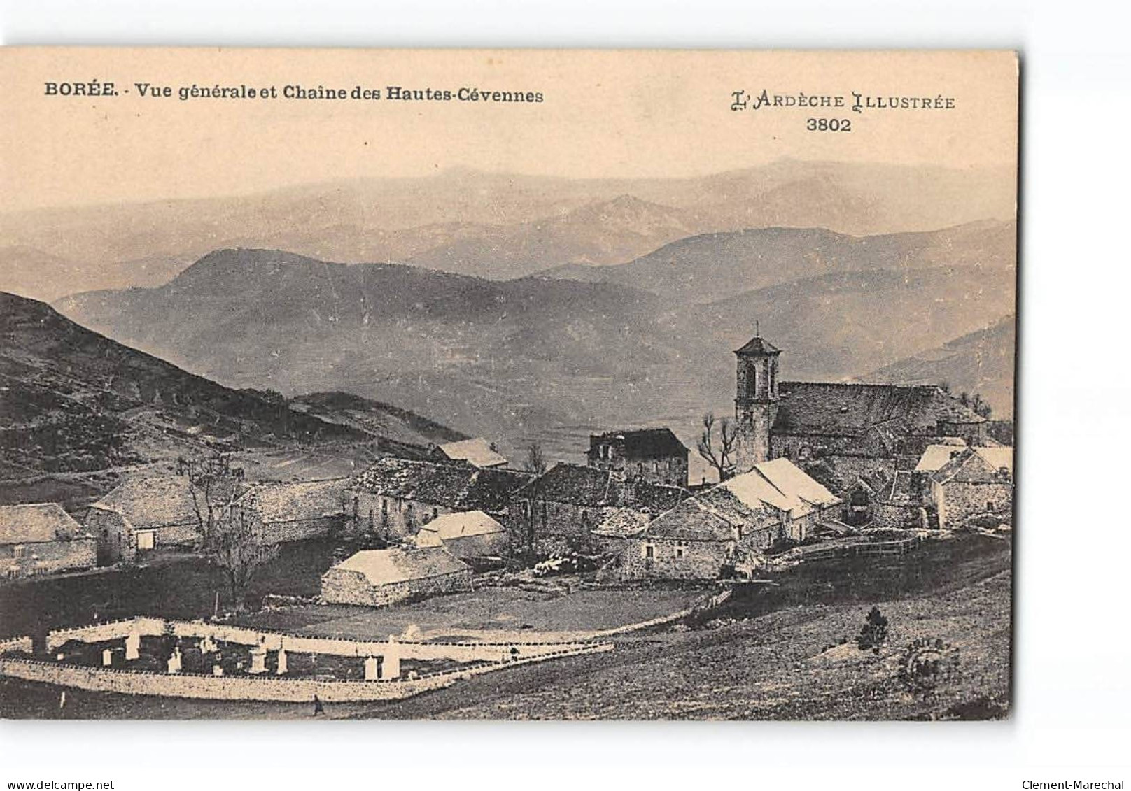 BOREE - Vue Générale Et Chaine Des Hautes Cévennes - Très Bon état - Sonstige & Ohne Zuordnung