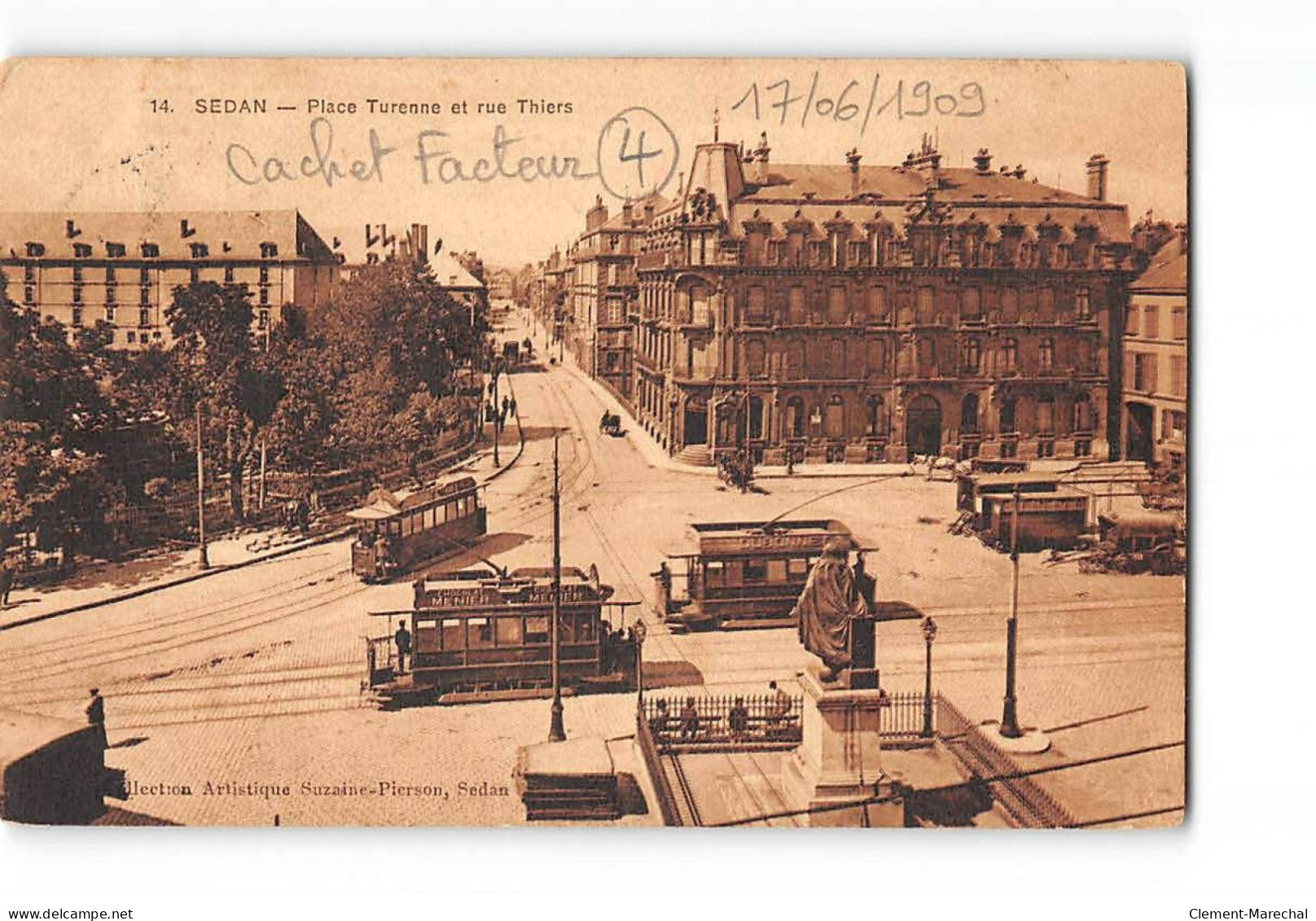 SEDAN - Place Turenne Et Rue Thiers - Très Bon état - Sedan