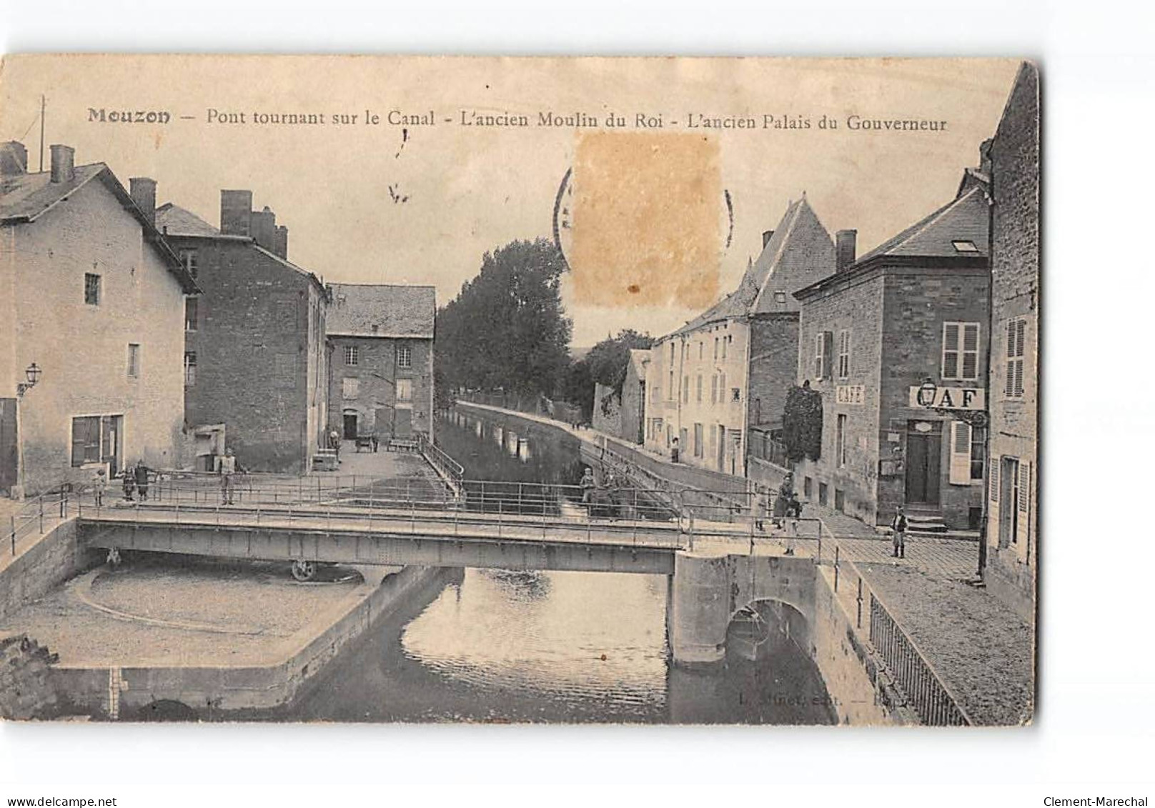 MOUZON - Pont Tournant Sur Le Canal - L'ancien Moulin Du Roi - L'ancien Palais Du Gouverneur - Très Bon état - Other & Unclassified