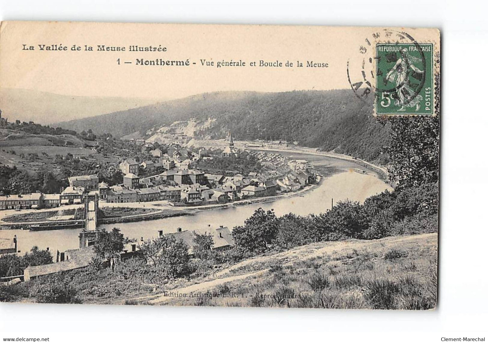 MONTHERME - Vue Générale Et Boucle De La Meuse - Très Bon état - Autres & Non Classés