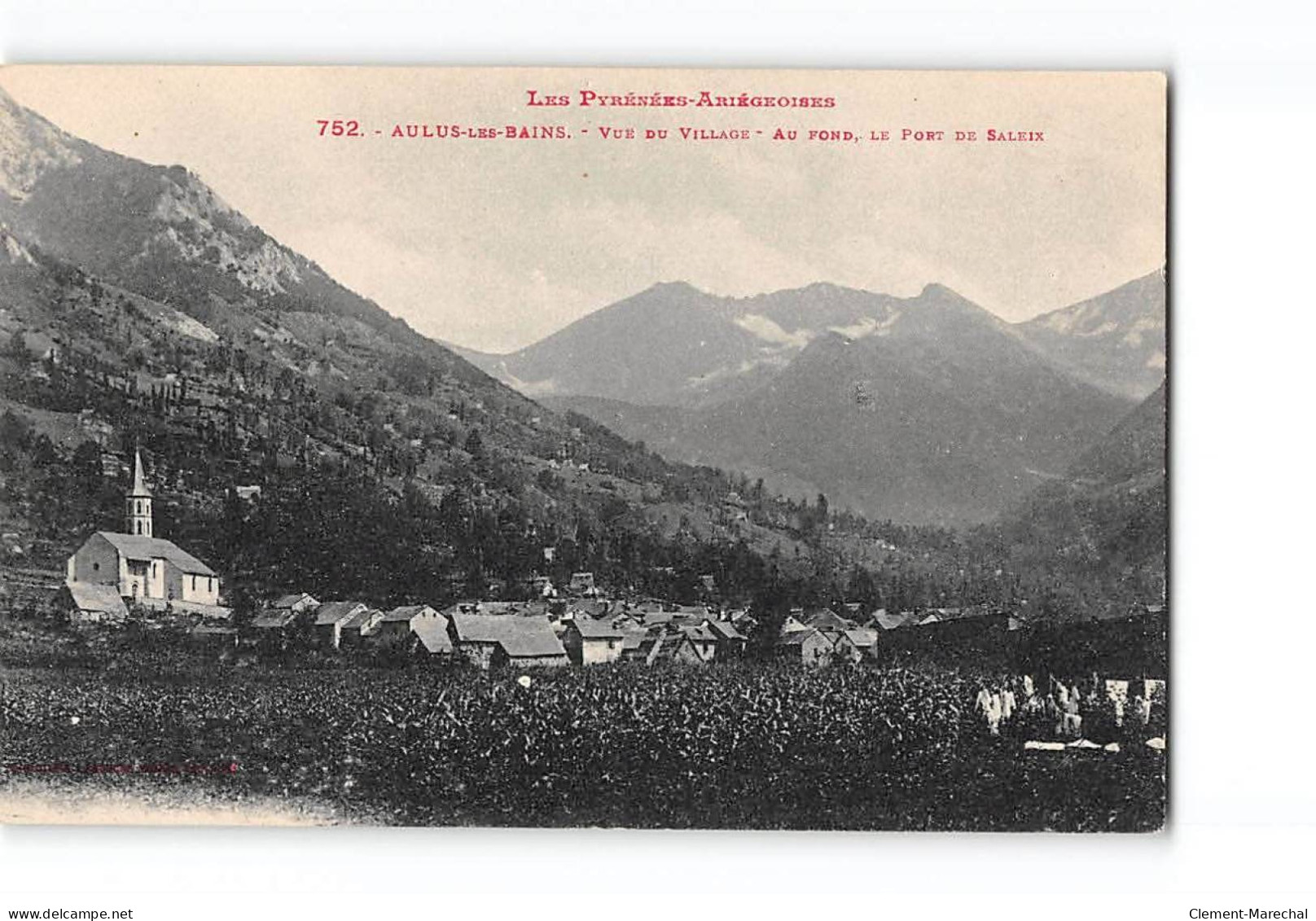 AULUS LES BAINS - Vue Du Village - Très Bon état - Andere & Zonder Classificatie