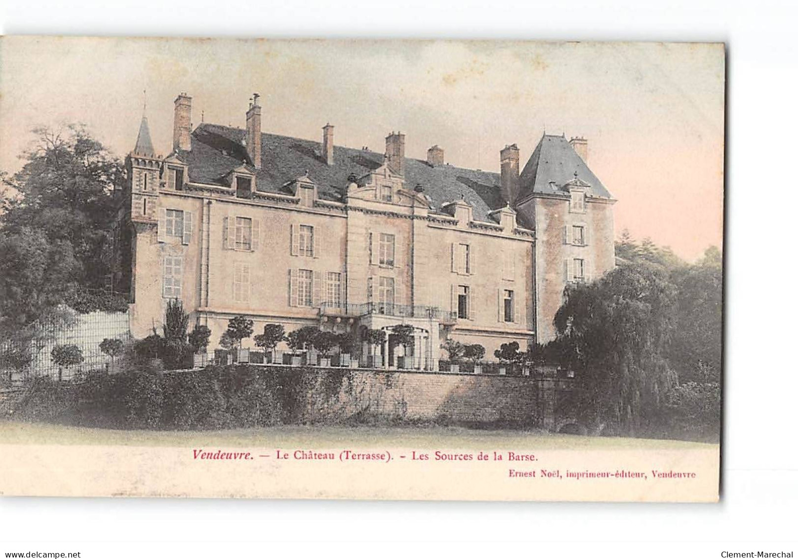 VENDEUVRE - Le Château - Les Sources De La Barse - Très Bon état - Sonstige & Ohne Zuordnung