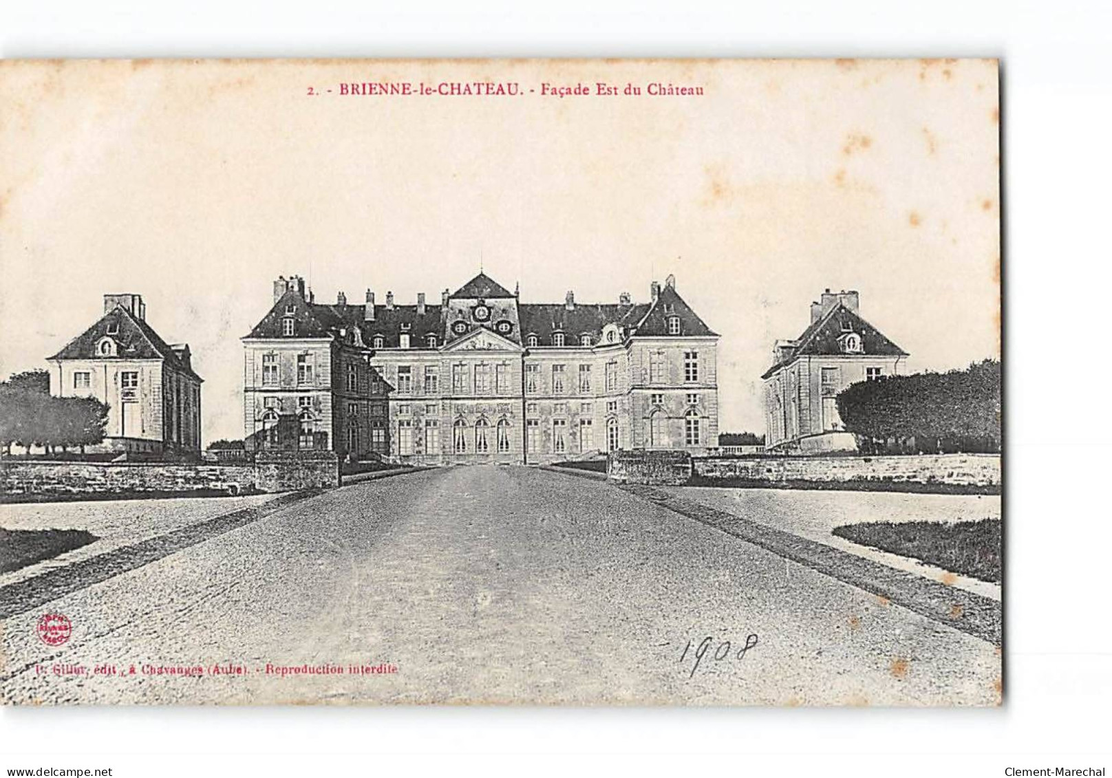 BRIENNE LE CHATEAU - Façade Est Du Château - Très Bon état - Other & Unclassified