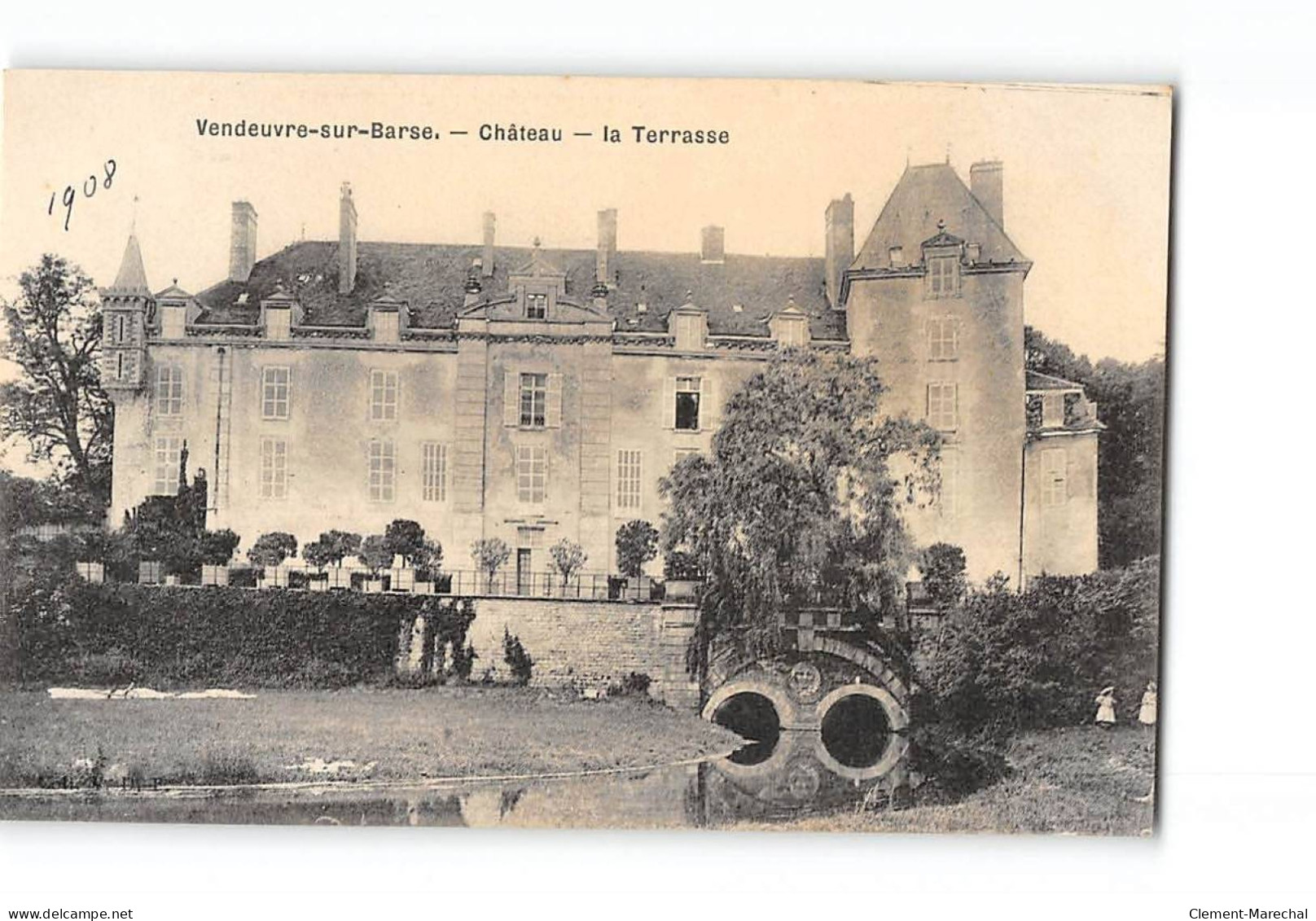 VENDEUVRE SUR BARSE - Château - La Terrasse - Très Bon état - Andere & Zonder Classificatie