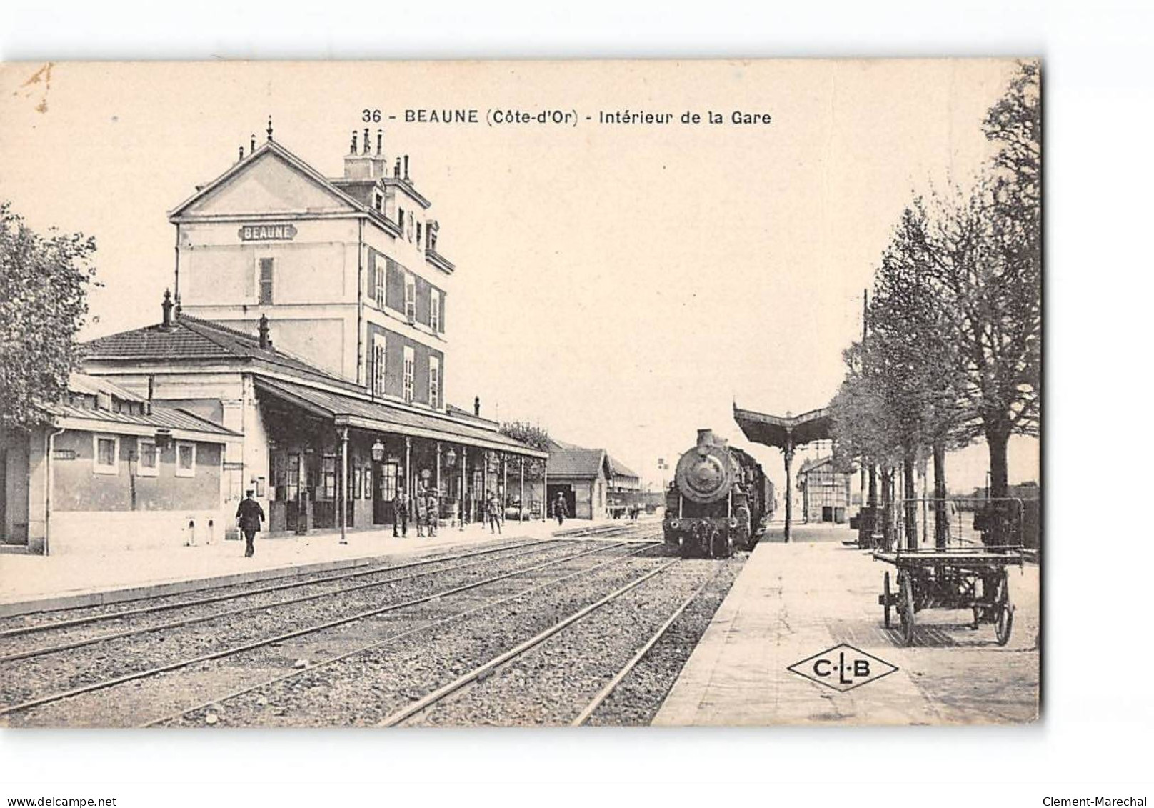 BEAUNE - Intérieur De La Gare - Très Bon état - Beaune