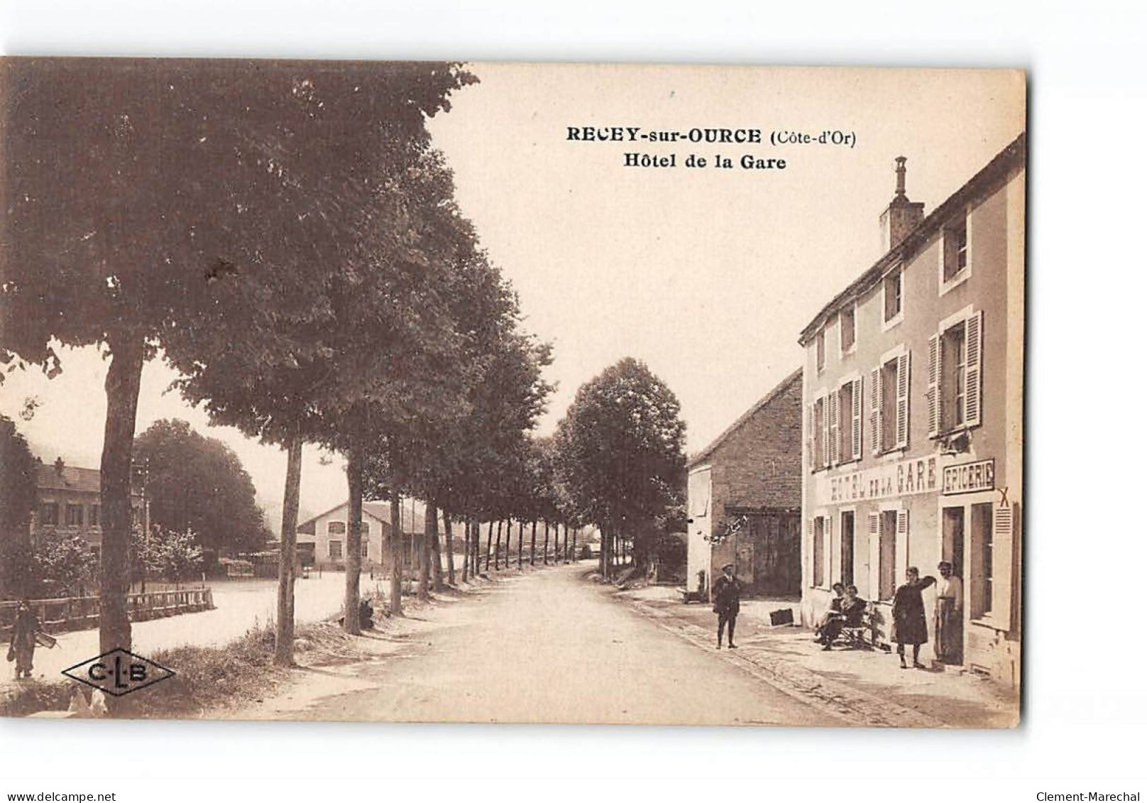 RECEY SUR OURCE - Hôtel De La Gare - Très Bon état - Altri & Non Classificati