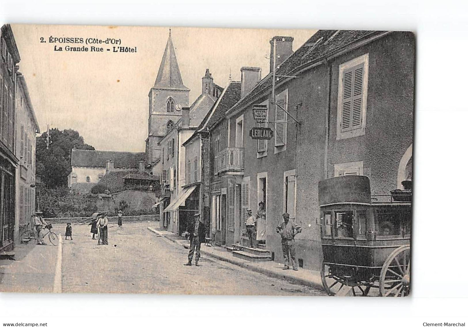 EPOISSES - La Grande Rue - L'Hôtel - Très Bon état - Autres & Non Classés