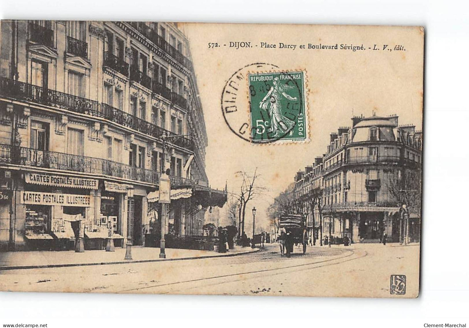 DIJON - Place Darcy Et Boulevard Sévigné - Très Bon état - Dijon