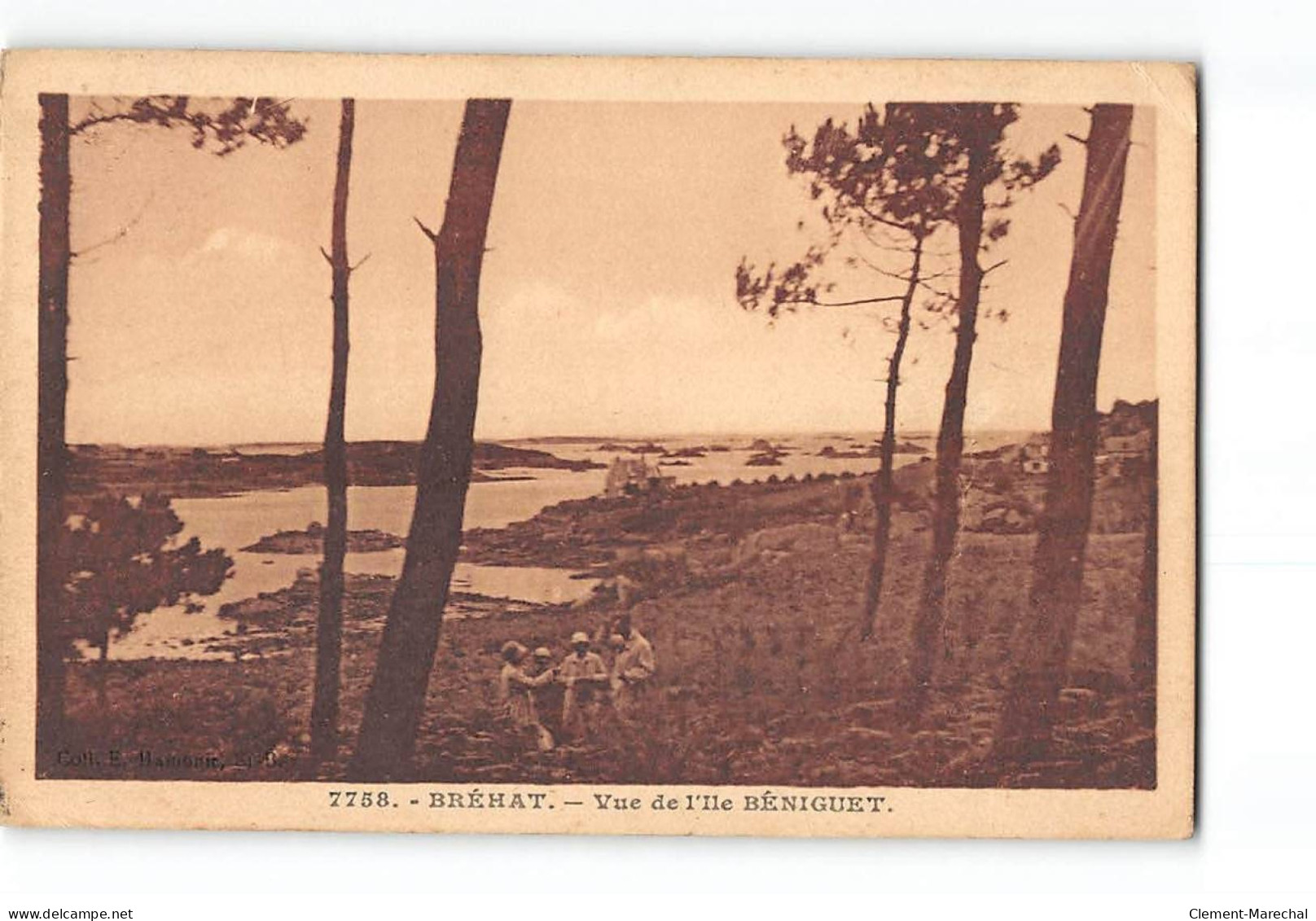 BREHAT - Vue Sur L'Ile BENIGUET - Très Bon état - Ile De Bréhat