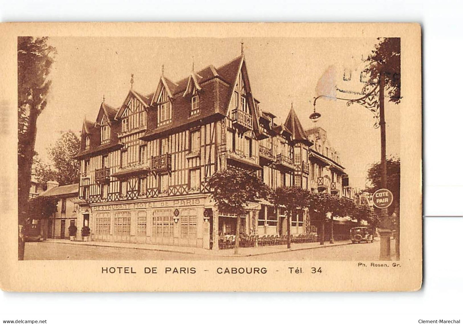 CABOURG - Hotel De Paris - Très Bon état - Cabourg
