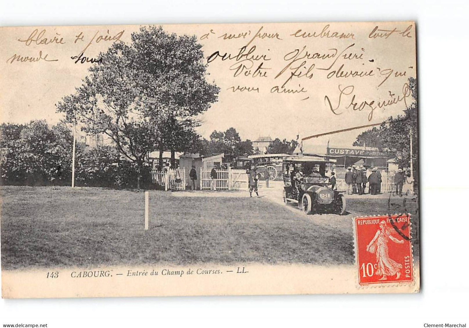 CABOURG - Entrée Du Champ De Courses - état - Cabourg